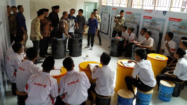 Wahana dan Astra Honda Motor Resmikan Tempat Uji Kompetensi SMK