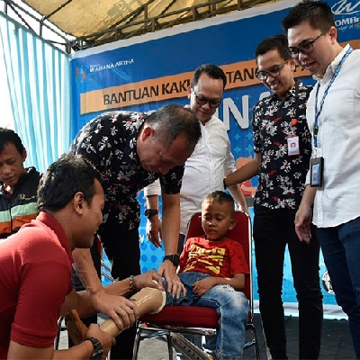 140 Penyandang Disabilitas Gembira Dapat Donasi