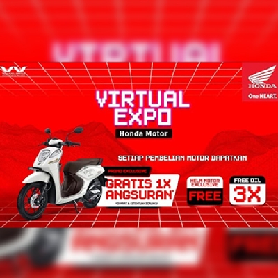 Beli Motor Honda Lewat Virtual Banyak Bonus dan Hadiah