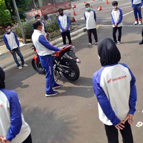 Semangat Tebar Paham Safety Riding, Wahana Buka Edukasi dengan Prokes