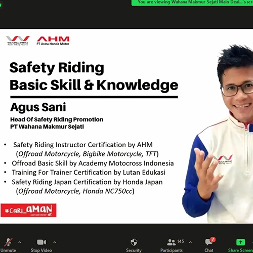 Secara Virtual, Wahana Incar Model Safety Riding