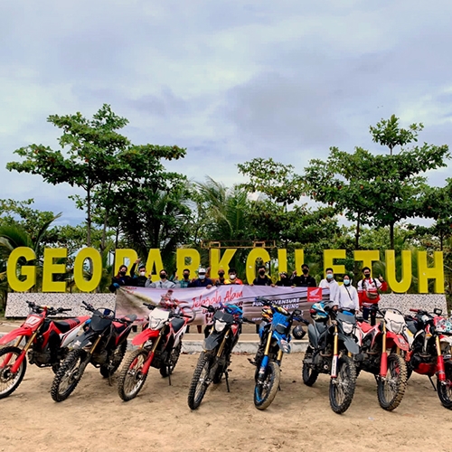 Pecinta Honda CRF150L Tamasya Sambil Tes Kemampuan Motor dan Diri