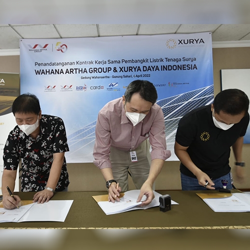 Berkomitmen untuk Melestarikan Lingkungan, Wahana Artha Group Beralih Menggunakan PLTS Atap di Lima Lokasi Bisnis