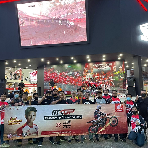 Bangga Tim Indonesia, Komunitas CRF Gelar Nobar MXGP