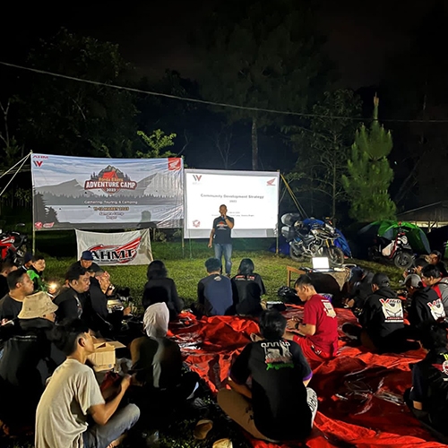 Jelang Ramadhan, Komunitas Honda Silahturahim Sambil Kemah