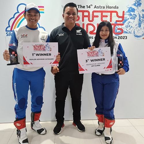 Gigih dan Ulet, Wahana Amankan 2 kategori Kontes Safety Riding Nasional