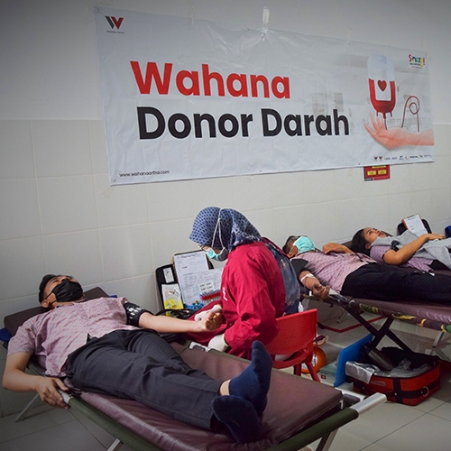 Songsong HUT ke-52, Lebih Dari Seratus Orang Ikut Donor Darah Wahana Artha Group